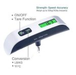 Pèse bagages Électronique T - LCD - 50 kg x 10 g -  Arrêt Automatique - Gris - Noir – Image 4