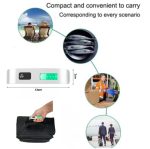 Pèse bagages Électronique T - LCD - 50 kg x 10 g -  Arrêt Automatique - Gris - Noir – Image 2