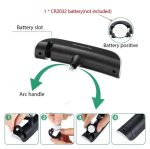 Pèse bagages Électronique T - LCD - 50 kg x 10 g -  Arrêt Automatique - Gris - Noir – Image 7