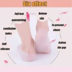 Paire De Chaussettes De Protection Sur Toute La Longueur - Anti-Fissures - Hydratantes - Hommes et Femmes – Image 6