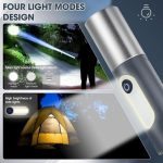 Lampes De Poche LED - Rechargeables - Étanches Ultra Lumineuses - Torche D'urgence  Pour le Camping – Image 7