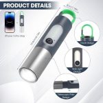Lampes De Poche LED - Rechargeables - Étanches Ultra Lumineuses - Torche D'urgence  Pour le Camping – Image 6