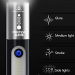 Lampes De Poche LED - Rechargeables - Étanches Ultra Lumineuses - Torche D'urgence  Pour le Camping – Image 3