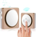 Kit De Sonnette Sans Fil - Utilisation Maison Et Bureau - 38 Tonalités - Avec 1 Récepteur - 1 Bouton Poussoir - Piles