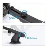 Support De Téléphone Universel Pour Tableau De Bord - Bras Réglable - Solide - Rotation 360° – Image 4