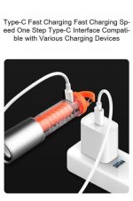 Lampe De Poche Rechargeable - Étanche - Ultra Lumineuse 900 000 Lumens - 8 Modes - LED Puissante – Image 7