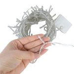 Guirlande De Fête Lumineuse Décorative - Étanche - 8 Modes - 100 LED - 10M - Double Fiche - Jaune – Image 5