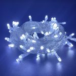 Guirlande De Fête Lumineuse Décorative - Étanche - 8 Modes - 100 LED - Double Fiche - Blanc