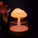 Humidificateur D'air avec Lampe Pluie De Champignons - Diffuseur D'aromathérapie - 7 Couleurs - Rechargeable - Télécommande – Image 10