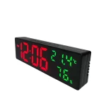 Horloge Réveil Numérique - Afficher la Température et L'humidité - LED Rouge Vert - Électronique – Image 7
