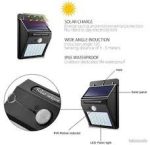 Pack de 4 Lampes Solaire Sans Fil Étanche Avec Détecteur De Mouvement 20 Led – Image 11