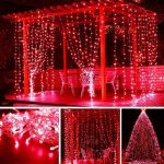 Guirlande De Fête Lumineuse Décorative - Étanche - 8 Modes - 100 LED - Rouge