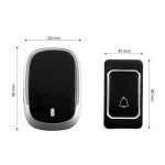 Sonnette intelligente Sans Fil - 100 Mètres - 32 Mélodies - Noir – Image 7