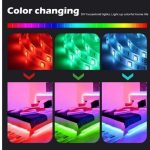 Pack de 4 Kit Ruban LED RGB - Étanche - 16 Couleurs - 4 Modes - 15 Mètres - Télécommande – Image 7