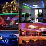 Pack de 4 Kit Ruban LED RGB - Étanche - 16 Couleurs - 4 Modes - 15 Mètres - Télécommande – Image 8