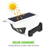 Pack De 3 Projecteurs Solaire Avec Capteur De Mouvement - Forme Caméra De Surveillance - 77 SMD Led – Image 2
