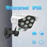 Pack De 3 Projecteurs Solaire Avec Capteur De Mouvement - Forme Caméra De Surveillance - 77 SMD Led – Image 8