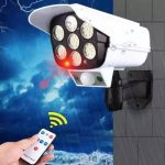 Pack De 3 Projecteurs Solaire Avec Capteur De Mouvement - Forme Caméra De Surveillance - 77 SMD Led – Image 5