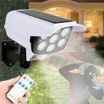Pack De 3 Projecteurs Solaire Avec Capteur De Mouvement - Forme Caméra De Surveillance - 77 SMD Led – Image 3