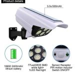 Pack De 3 Projecteurs Solaire Avec Capteur De Mouvement - Forme Caméra De Surveillance - 77 SMD Led – Image 12