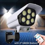 Pack De 3 Projecteurs Solaire Avec Capteur De Mouvement - Forme Caméra De Surveillance - 77 SMD Led – Image 9