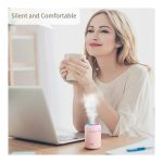 Diffuseur De Parfum Portable Avec Lumière Colorée- 300 Ml - Rose – Image 5