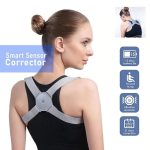 Correcteur De Posture Avec Rappel De Vibration Du Capteur Intelligent - Orthèse Supérieure Du Dos & Épaules - Ajustable – Image 7