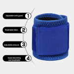 Lot De Deux Protèges De Poignets Des Mains - Bleu – Image 3