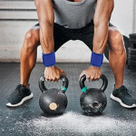 Lot De Deux Protèges De Poignets Des Mains - Bleu – Image 4