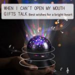 Lampe de Projection de Ciel Étoilé Bluetooth - Speaker - USB - Carte Mémoire - Musique - Noir – Image 5