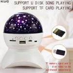 Lampe de Projection de Ciel Étoilé Bluetooth - Speaker - USB - Carte Mémoire - Musique - Noir – Image 6