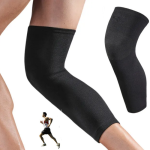 Genouillère De Compression Élastique Longues - 3D Haut De Gamme - Hommes & Femmes - Sports – Image 2