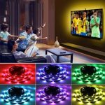 Bande lumineuse LED RGB - USB - Pour Voiture Ou Télévision - 5 mètres - 16 Couleurs - 4 Modes - Télécommande – Image 3