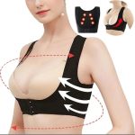 Gilet De Soutien De Dos et Pousser La Poitrine 2 en1 - Correcteur De Posture - Réglable - Taille 2Xl
