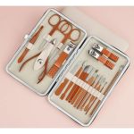 Ensemble Professionnel De Manucure et Pédicure 18 Pièces Multifonctions Avec Boite Chic
