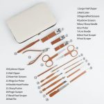 Ensemble Professionnel De Manucure et Pédicure 18 Pièces Multifonctions Avec Boite Chic – Image 2