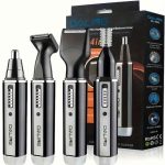 Kit De Toilettage Daling Tondeuse Cheveux 4en1 - Rechargeable - Étanche - Cheveux/Nez/Oreilles/Sourcils