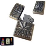 Coffret Briquet De Luxe Métallique 3D Avec Filtre à Cigarette à Tabac Réutilisable Et Recharge De Liquide - NEED FOR WEED