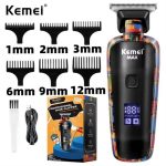 Kemei Tondeuse à Cheveux & Barbe Professionnelle Pour Hommes & Femmes – Image 8
