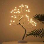 Lampe De Table Arbre Artificiel Avec Branches Réglables - Led - USB & Piles - Décoration – Image 3