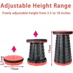 Tabouret Télescopique Pliant De Camping – Portable, Léger & Ultra Résistant – Image 4