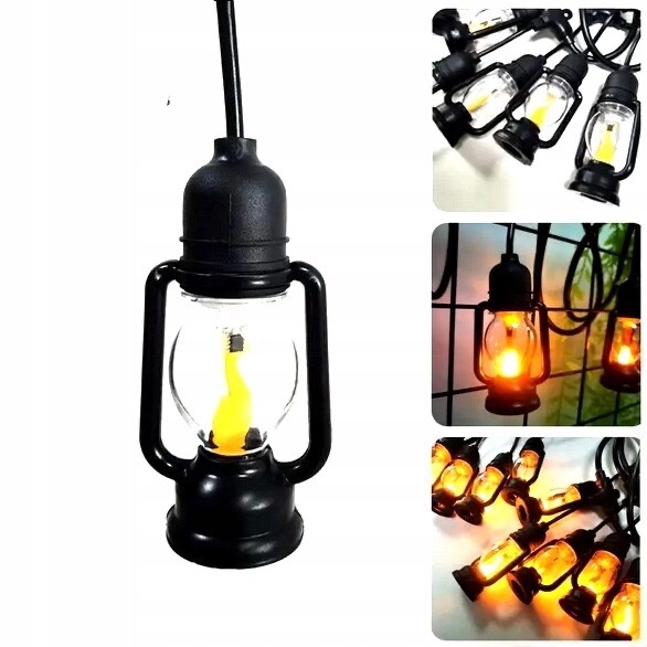 img_4714-1.webp Guirlande Lumineuse LED - Style Lanterne - Étanche - 10M – Image 1