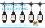 Guirlande Lumineuse LED - Style Lanterne - Étanche - 10M – Image 3