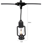 Guirlande Lumineuse LED - Style Lanterne - Étanche - 10M – Image 15