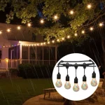 Guirlande LED Extérieure - Étanche IP44 - Blanc Chaud - 5 M - 10 LED