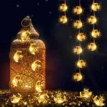 Guirlande Lumineuse Lune & Étoiles 20 LED – 3,5M – Blanc Chaud - Décoration Ramadan - P/NV – Image 6