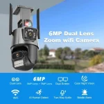 Caméra de Surveillance Extérieure JORTAN JT-9687 – Double Objectifs 6MP – Wi-Fi – PTZ – IP66 – Image 9