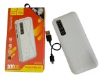 Power Bank Y06 - 30 000 mAh - Charge Rapide - Écran Digital & Lampe LED – Blanc – Image 5