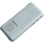 Power Bank Y09 - 30 000 mAh - Charge Rapide - Écran Digital & Lampe LED – Blanc – Image 3
