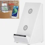 Support de Bureau avec Chargeur Sans Fil – Support Stable pour Tablette avec Porte-Stylet